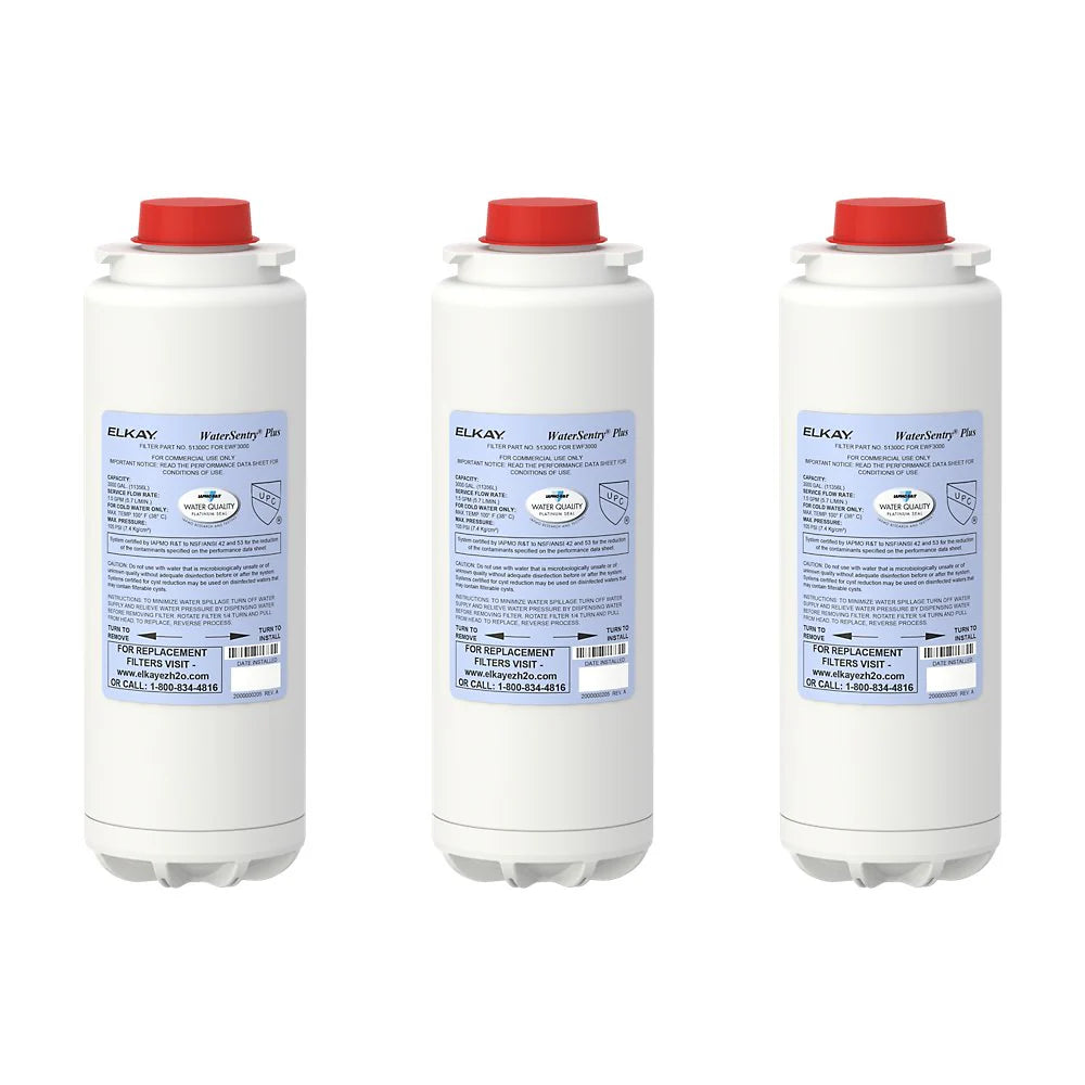 Elkay 51300C WaterSentry Plus Replacement Water Filter Bottle Fillers (318mm*83mm)