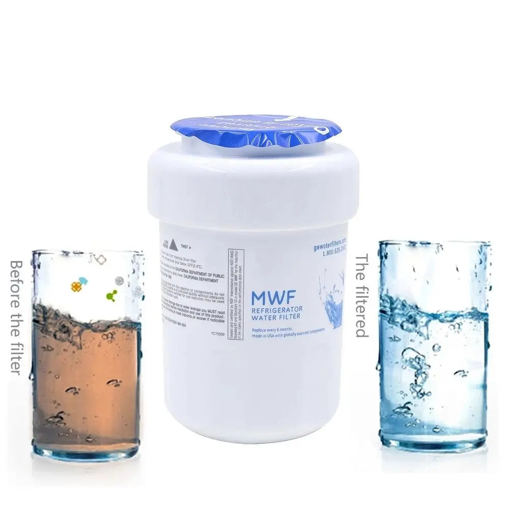 Replacement GE MWF Refrigerator Water Purifier Filter  Element MWFP ,MWFA,GWF,HDX FMG-1,WFC1201, GSE25GSHECSS, PC75009, RWF1060 Svirsonfilter
