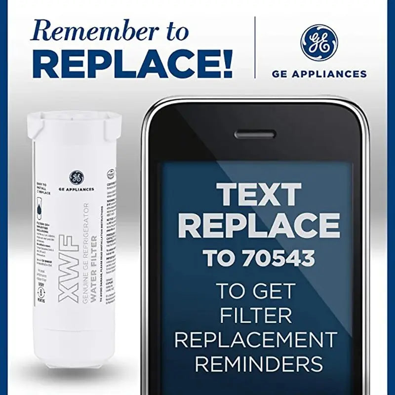 Replace General Electric Company GE XWF refrigerator water filter 3 packs Svirsonfilter