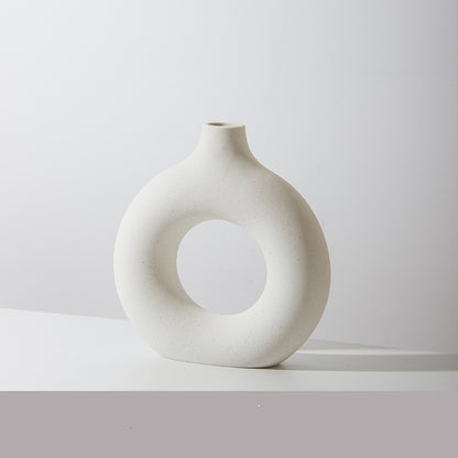 Biscuit Vase Frosted Particle Flower Arranging Device