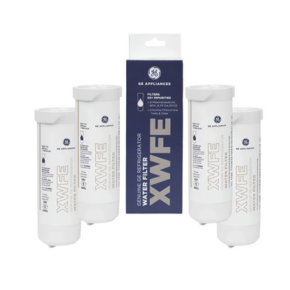 GE XWFE Refrigerator Water Filter – Reduces Lead, Sulfur & 50+ Impurities | 6-Month Replacement