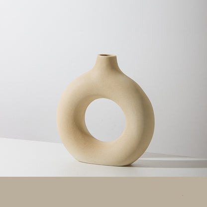Biscuit Vase Frosted Particle Flower Arranging Device