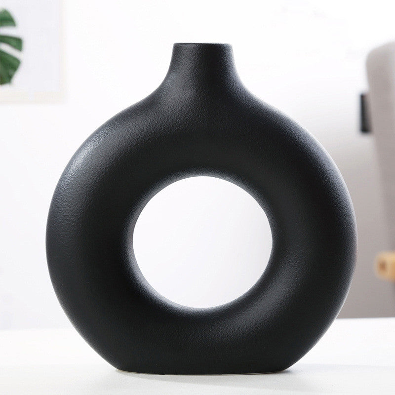 Biscuit Vase Frosted Particle Flower Arranging Device