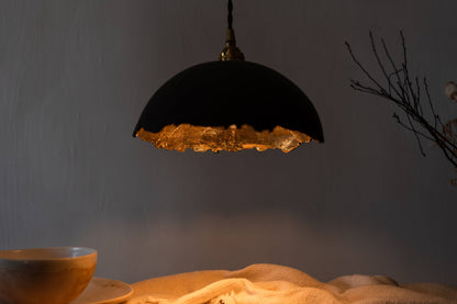 Black Gold Pendant Light Ceiling Fixture
