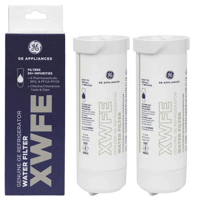 GE XWFE Refrigerator Water Filter – Reduces Lead, Sulfur & 50+ Impurities | 6-Month Replacement